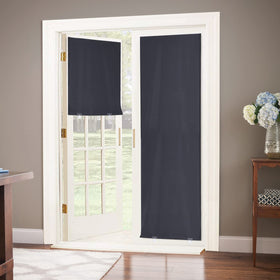 LazBlinds 100% blackout cordless roller shade front view for total light control