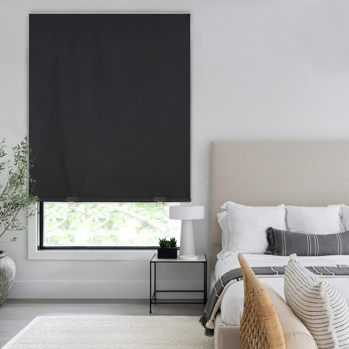 Custom width trim at home ensures LazBlinds fit perfectly