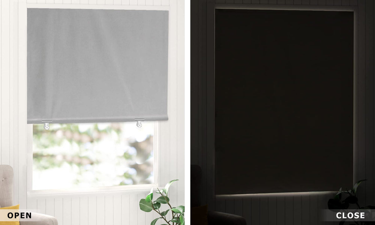 LazBlinds easy trim at home feature helps tailor the fit quickly.