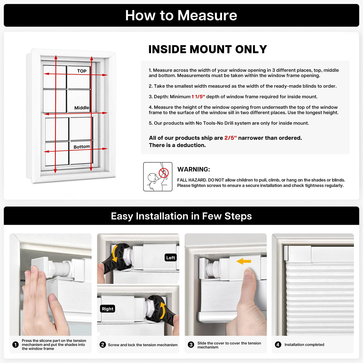 LazBlinds thermal insulation layer helps reduce heat transfer for comfortable rooms.