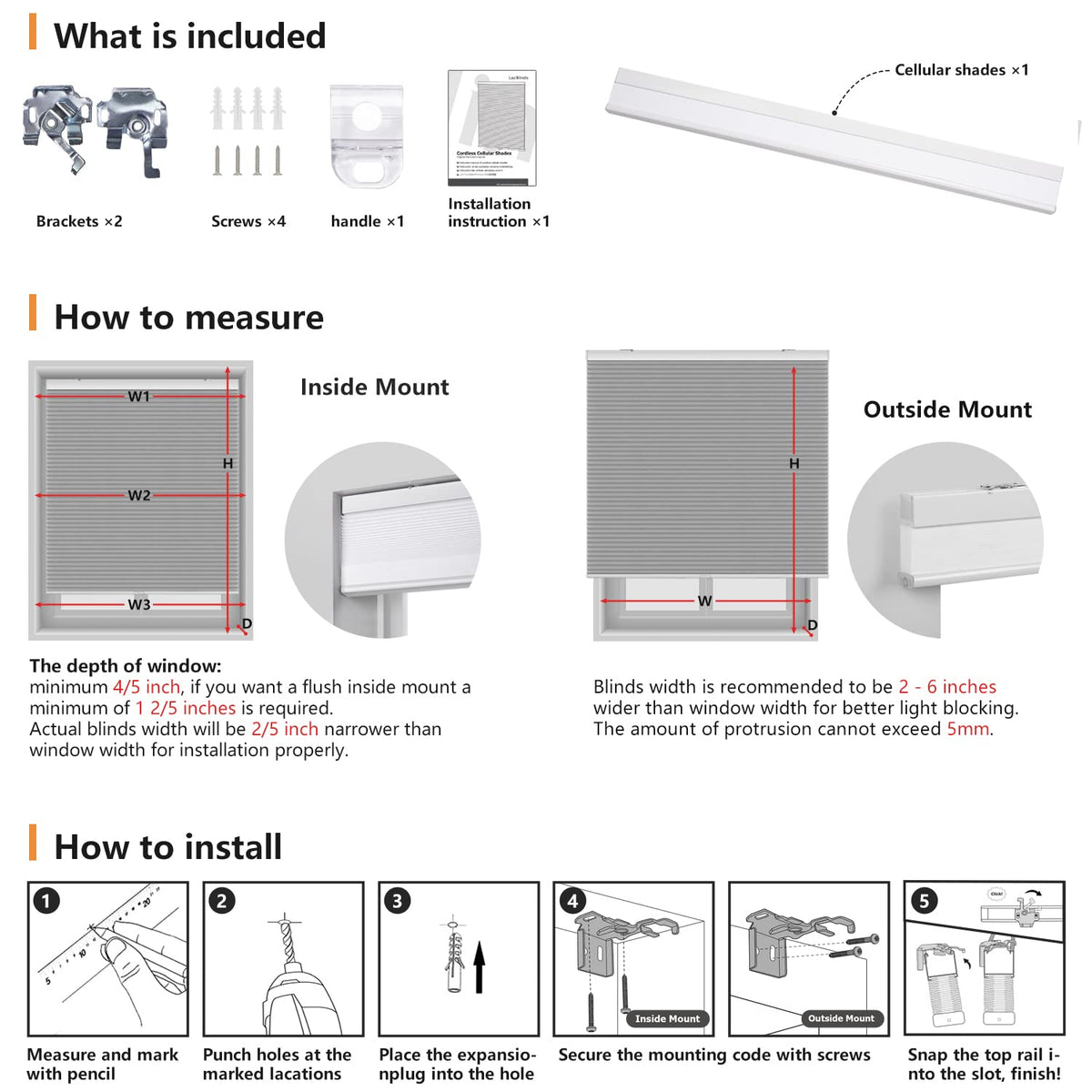 LazBlinds white shade close-up reveals clean, modern fabric finish