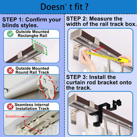 LAZTZQ installation-ready bracket demonstrating tool-free setup