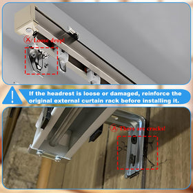 LAZTZQ renter-friendly setup with clear installation guide