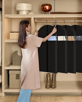 Lazydrop garment bag ideal for travel and closet organization.
