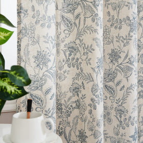Lazzzy 84-inch linen curtains create an airy, private ambiance in bedrooms