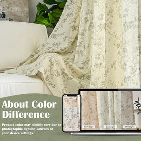 Lazzzy elegant vintage design adds botanical charm to living room or bedroom.