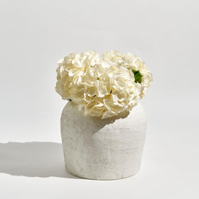 LB2 distressed farmhouse vase anchors any vignette, from dining tables to entryway mantels.