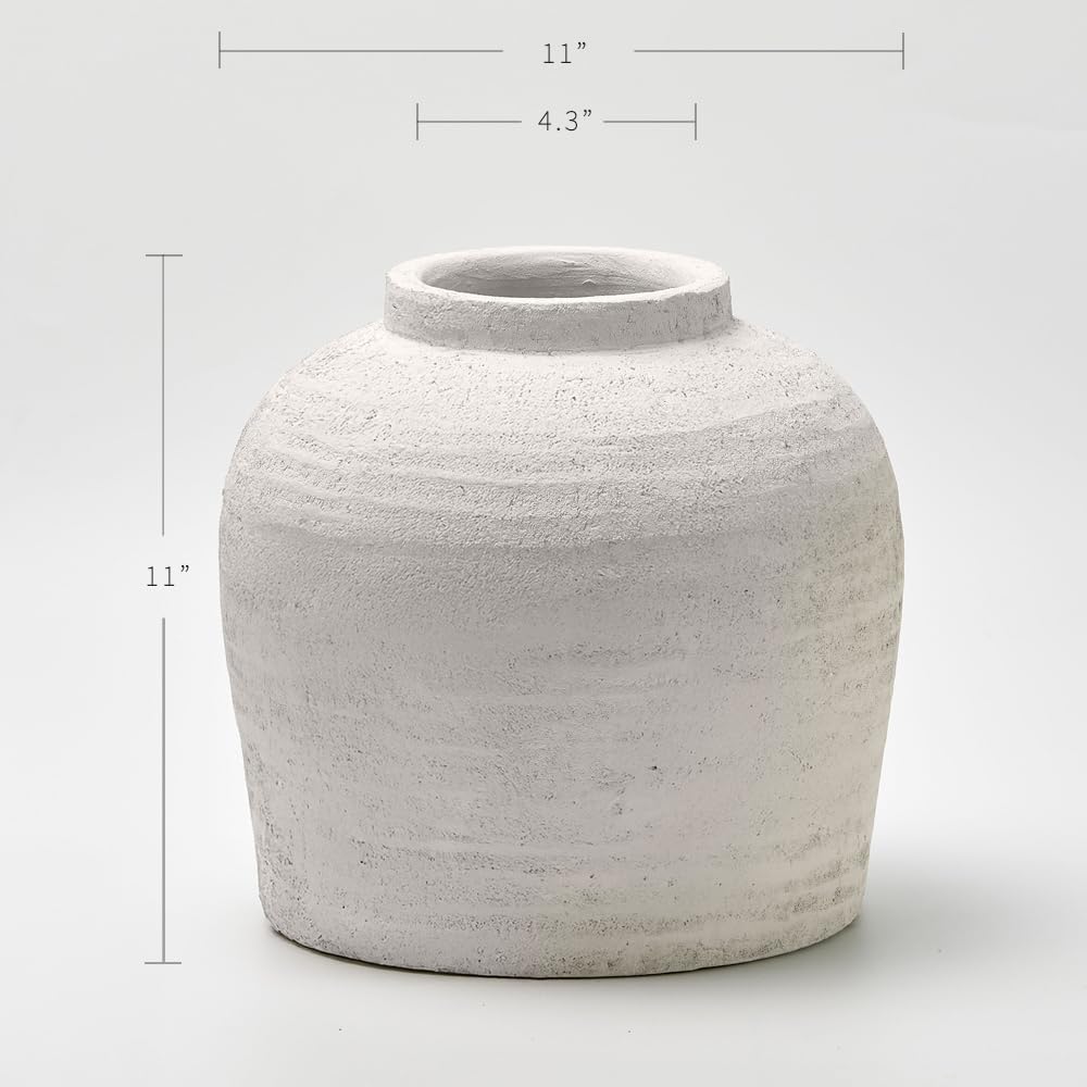 LB2 11-inch vase is spacious for bouquets or greenery, elevating tables and shelves.