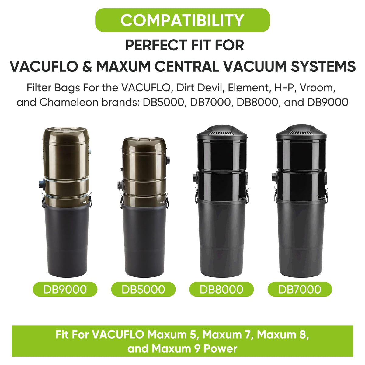 LBLVBNEWD compatibility with Vacuflo and Maxum models for precise fit.