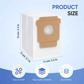 LBLVBNEWD Roomba-compatible bags designed for Q0520 model, easy swap