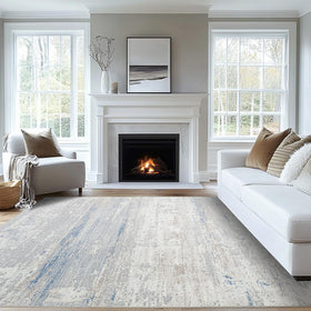 Lbris 5x7 durable and easy-to-clean rug for high-traffic spaces.