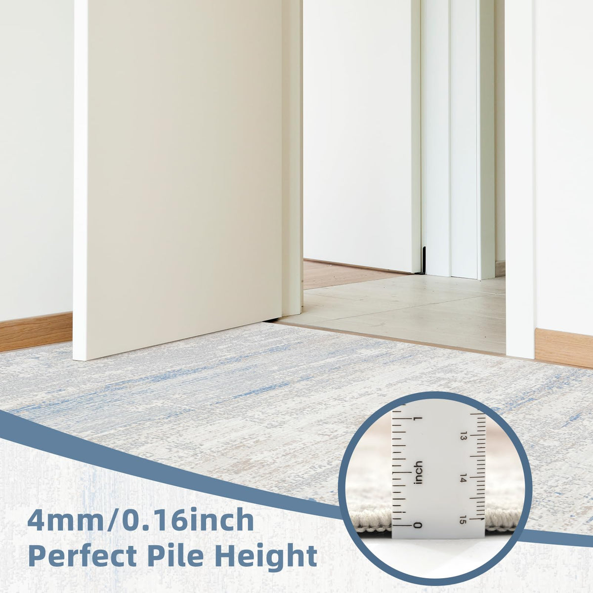 Lbris 5x7 foldable rug stores compactly for easy setup.