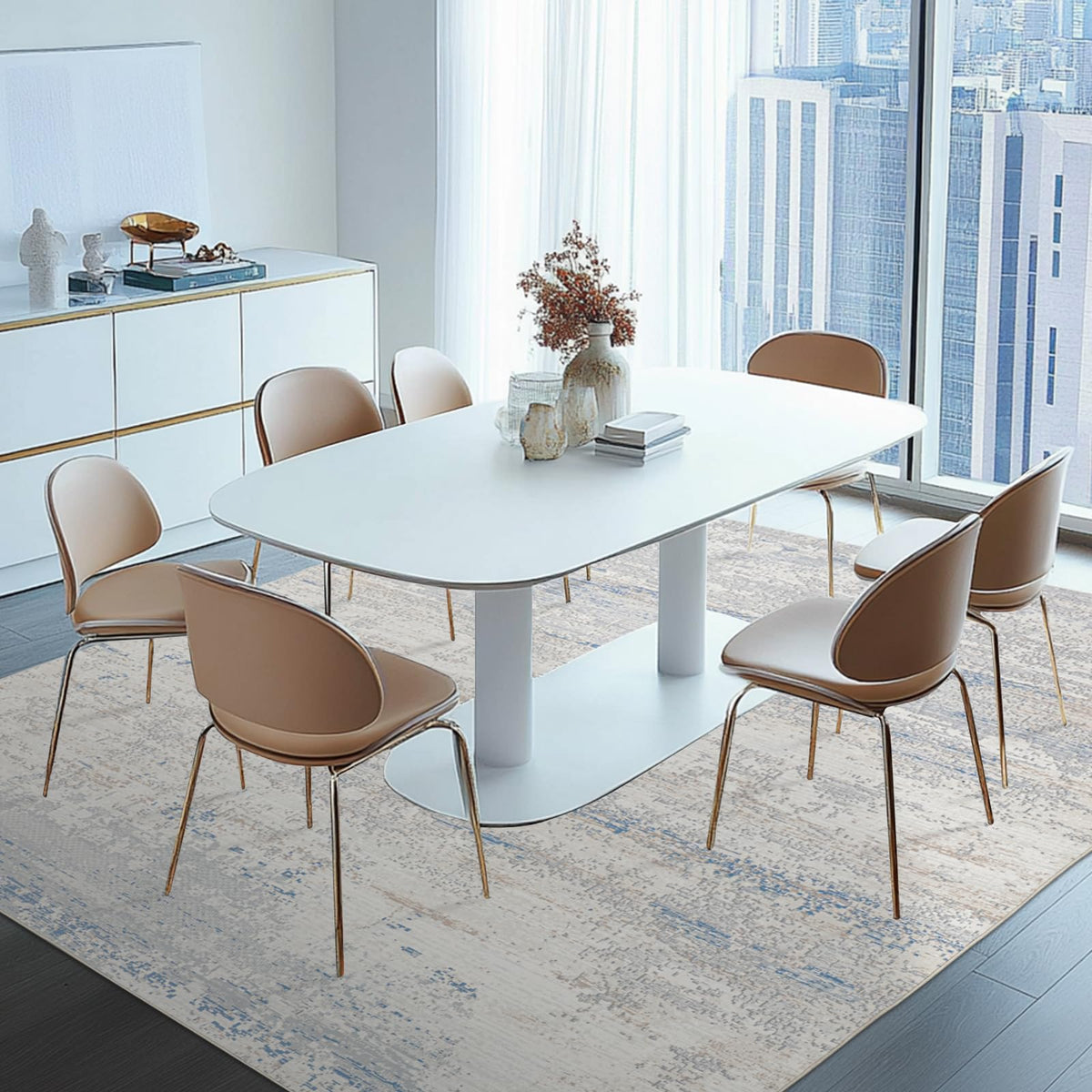 Lbris 5x7 vintage charm rug brings timeless style to rooms.
