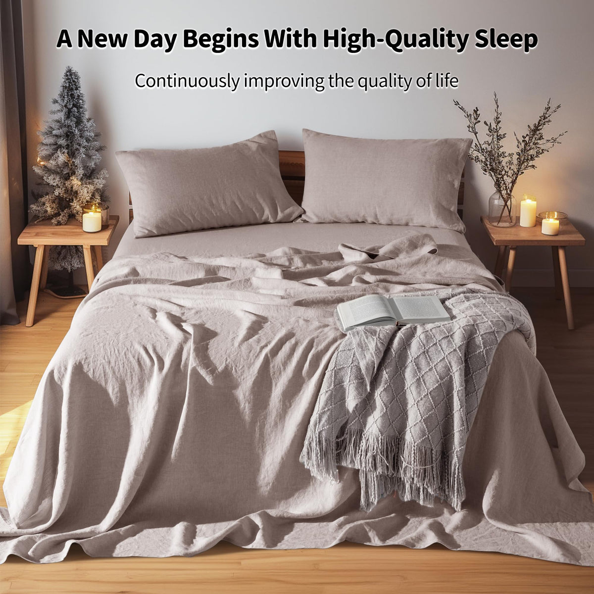 LBRO2M linen care instruction emphasizes longevity and softness.