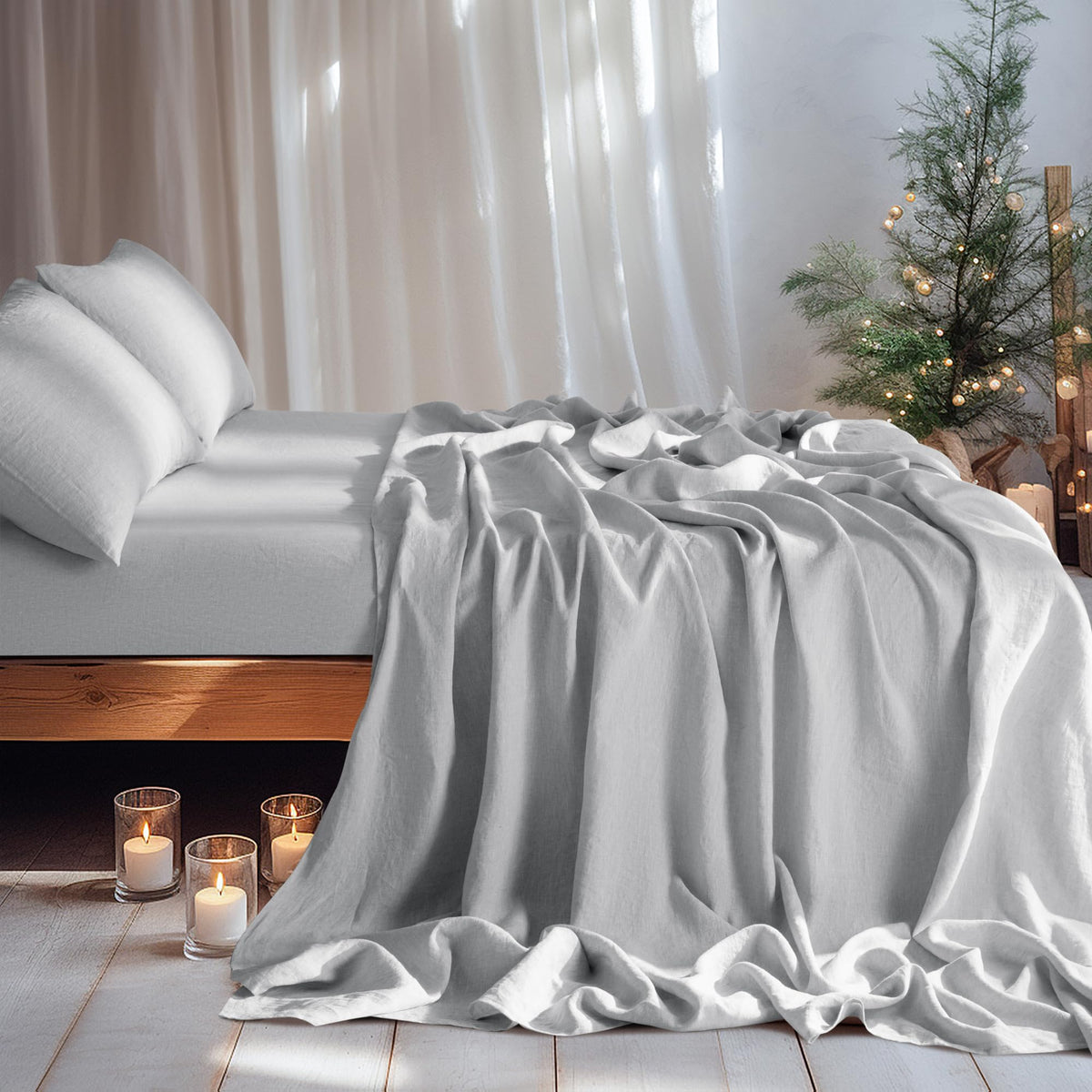 LBRO2M linen pillowcases 20 by 30 inches for smooth sleep