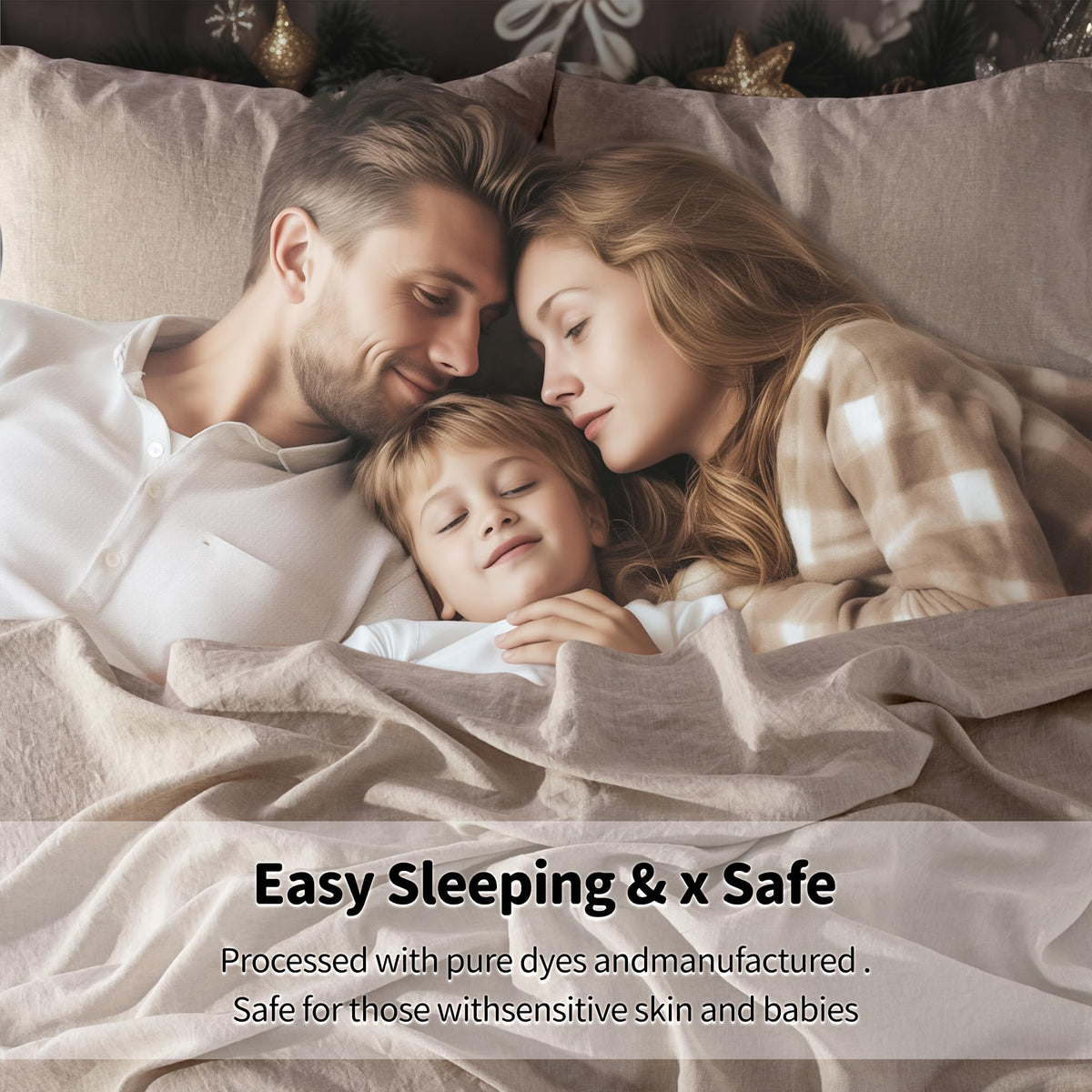 LBRO2M linen pillowcases 20x30 inches offer smooth feel and easy care