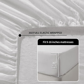 LBRO2M linen weave closeup highlights natural texture and breathability