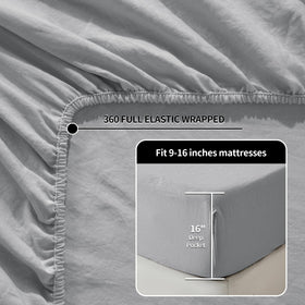 LBRO2M queen flat sheet 90 by 102 inches provides full coverage
