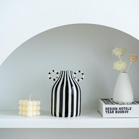 LCCCK striped vase makes a thoughtful gift for birthdays or housewarmings