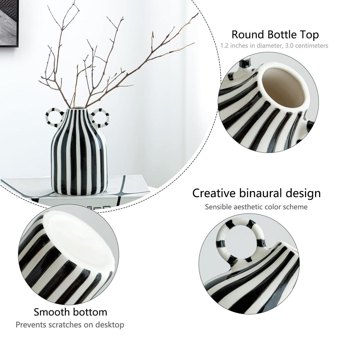 LCCCK vase with pampas grass displaying versatile home decor options