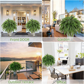 LCKRVOL fern decor idea for porch or office spaces
