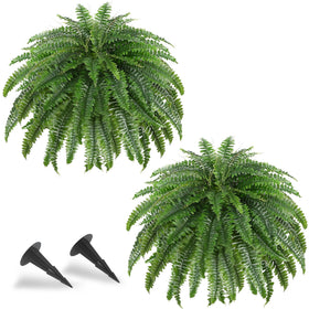 Pet-safe LCKRVOL artificial ferns for homes.