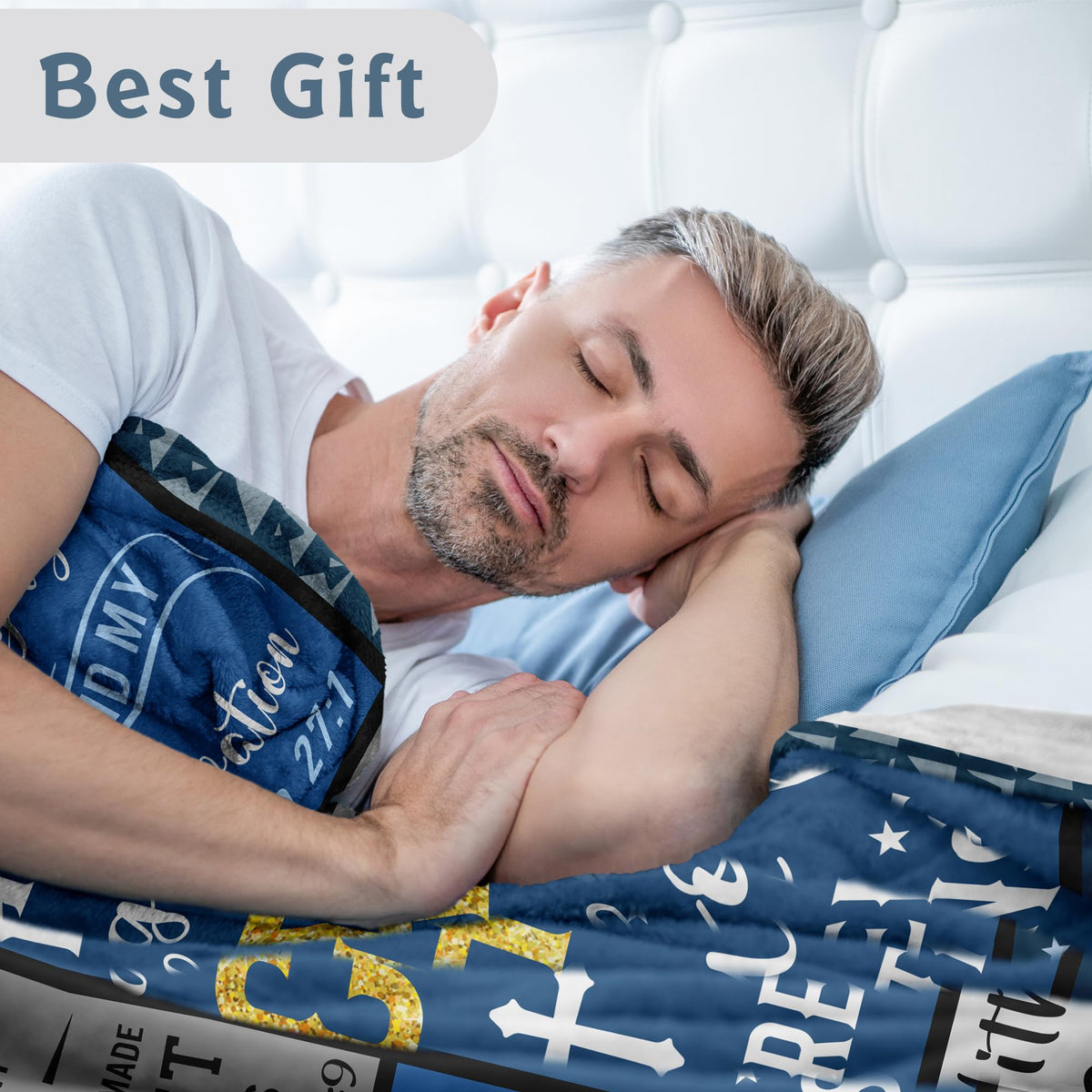 Lcobion Christian blanket on bed—cozy warmth for evenings