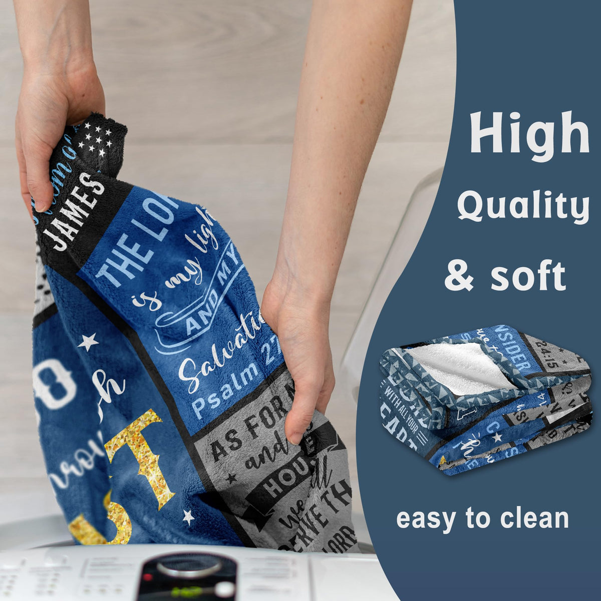 Lcobion Christian blanket gift packaging—ideal baptism or confirmation gift