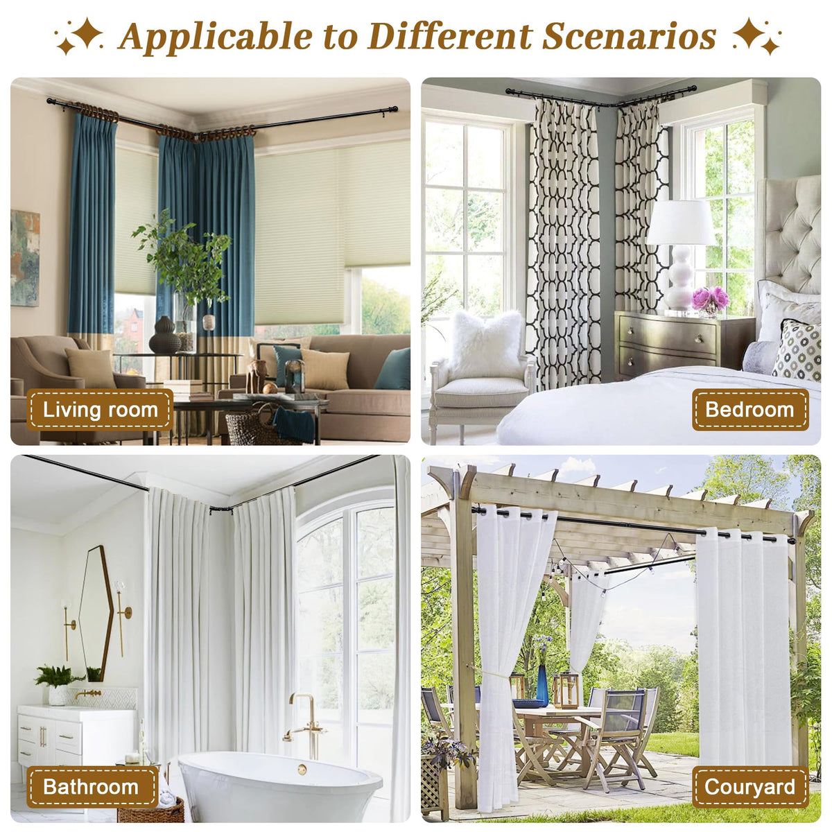 Lcokeiy brackets and screws secure fast, reliable installation.