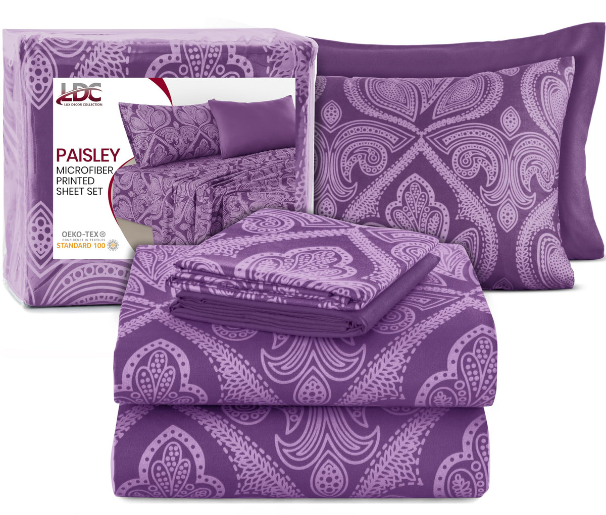 LDC Lux Decor OEKO-TEX certified bedding ensures safe, toxin-free sleep.