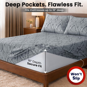 LDC Lux Decor Wrinkle-resistant design stays smooth with minimal upkeep.