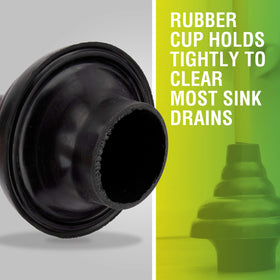 LDR 512-3410A in action clearing a kitchen drain.