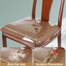 LDXDRU easy-clean chair cover wipes away spills quickly.