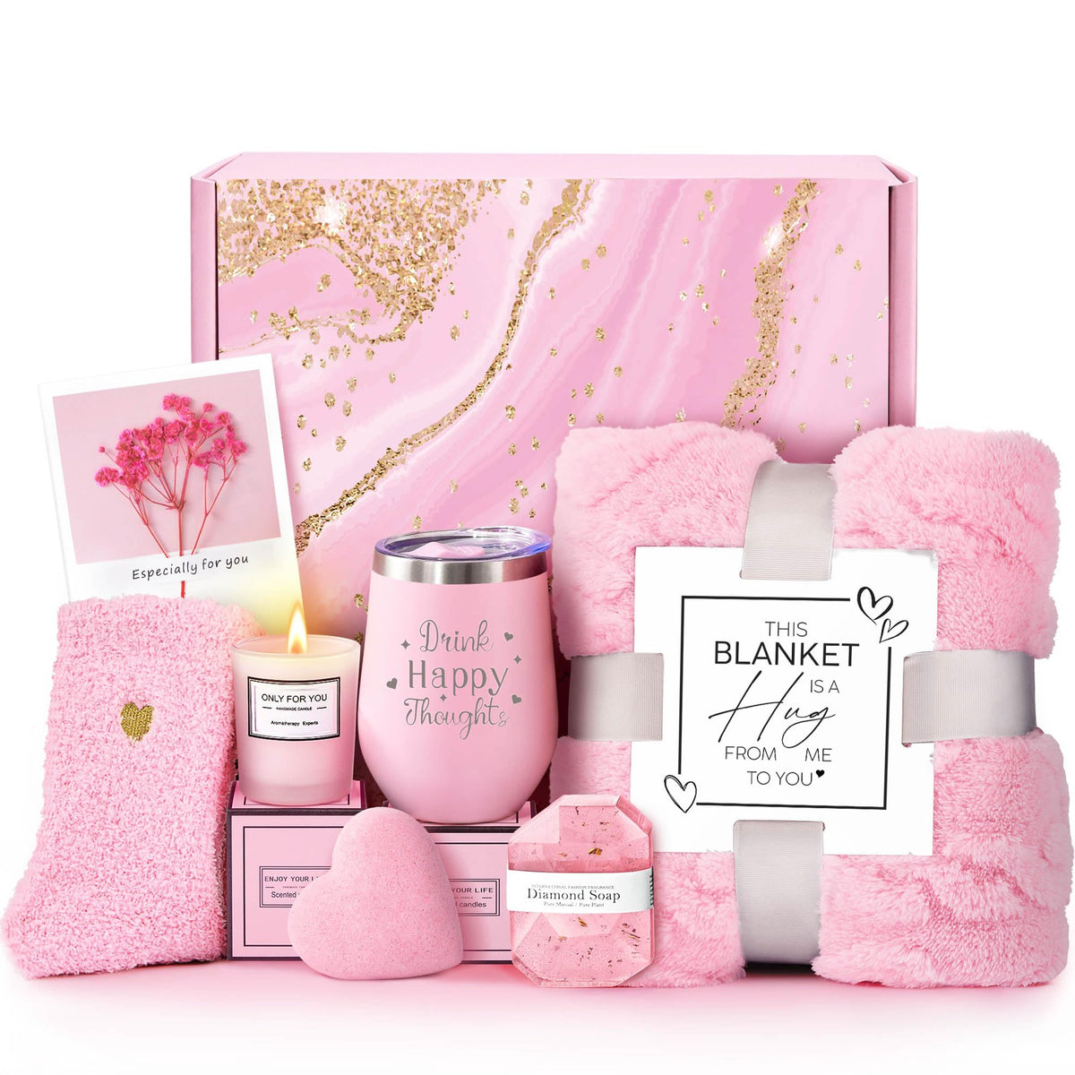 LE CADEAU luxury spa gift basket displayed for premium unboxing and pampering