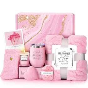 LE CADEAU luxury spa gift basket displayed for premium unboxing and pampering