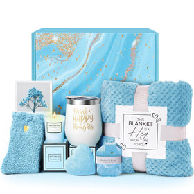 LE CADEAU ocean spa gift basket candle enhances relaxation with soothing ocean scents