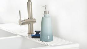 Le Creuset white soap dispenser 20 oz, easy to refill and use daily