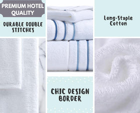 Le fil blanc 600gsm cotton feels plush and durable