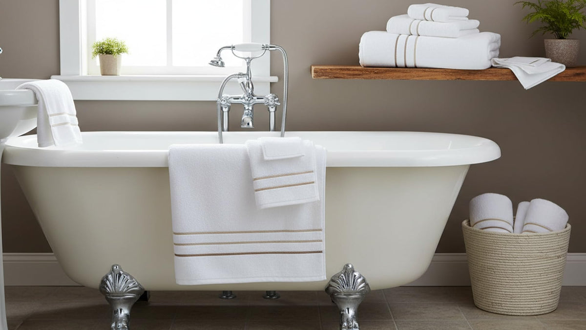 Le fil blanc texture close-up communicates plush softness and durability