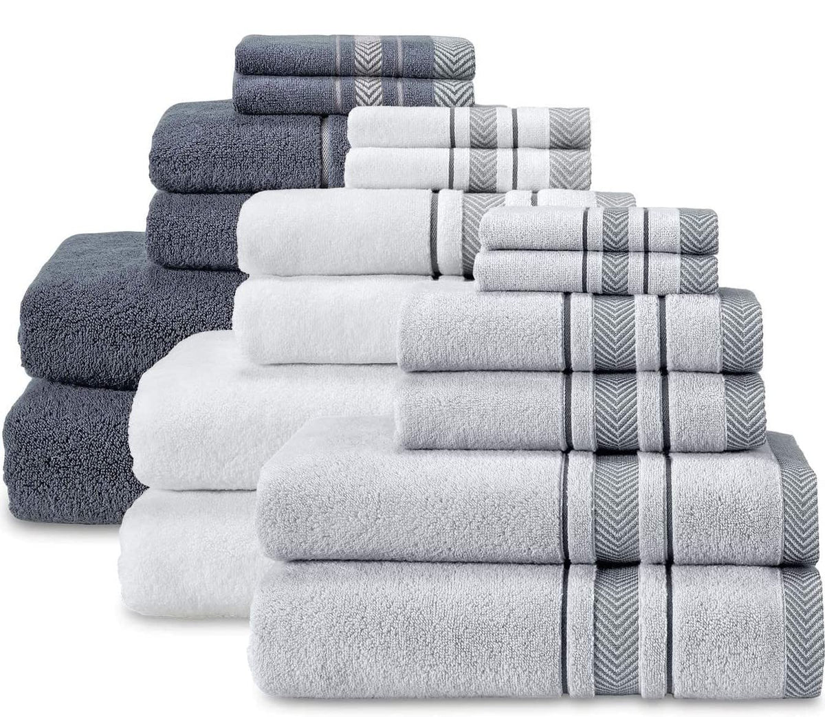 Le fil blanc machine washable towels simplify maintenance