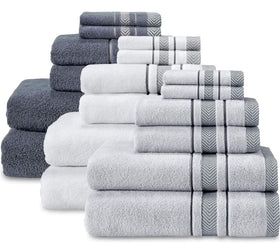 Le fil blanc machine washable towels simplify maintenance