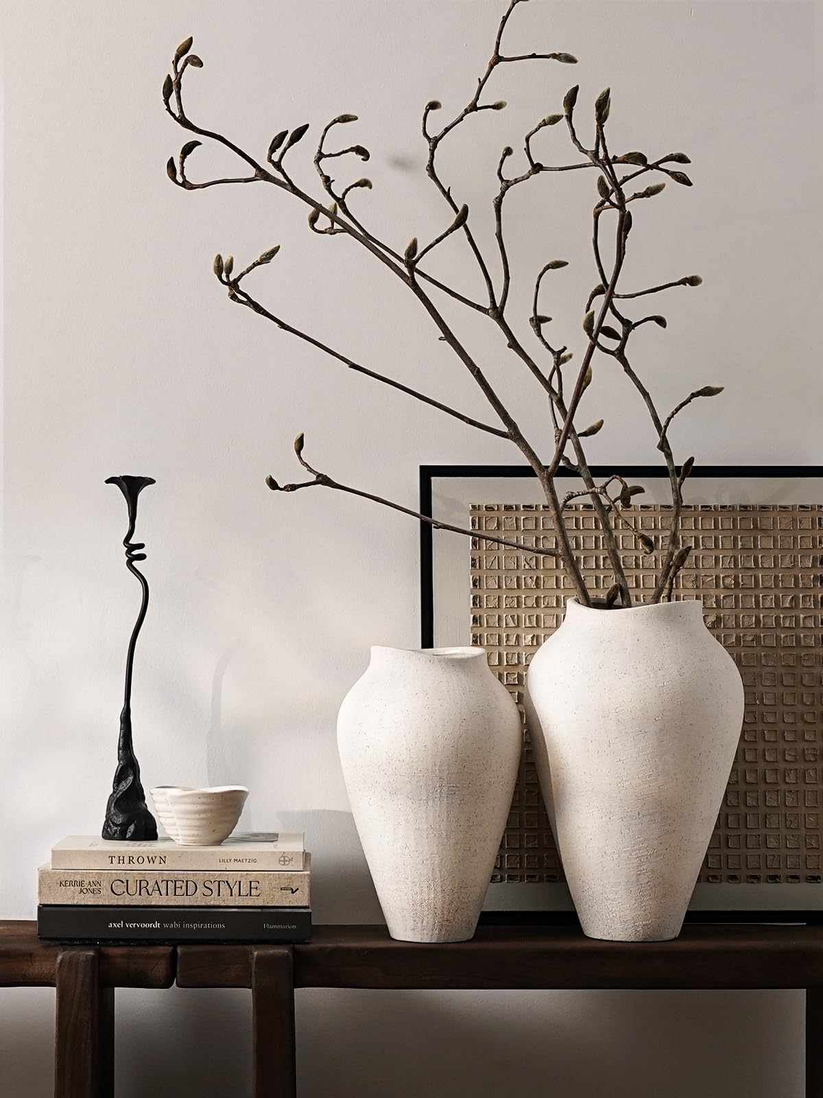LE TAUCI GARDEN White vase perfect for wedding tables and home decor
