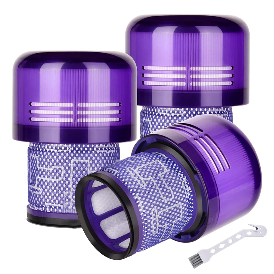 Leadaybetter Dyson filter three-pack for V11/V15 close-up showing build quality.