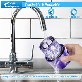Leadaybetter Dyson V10 filter replacement enhances airflow and efficiency.