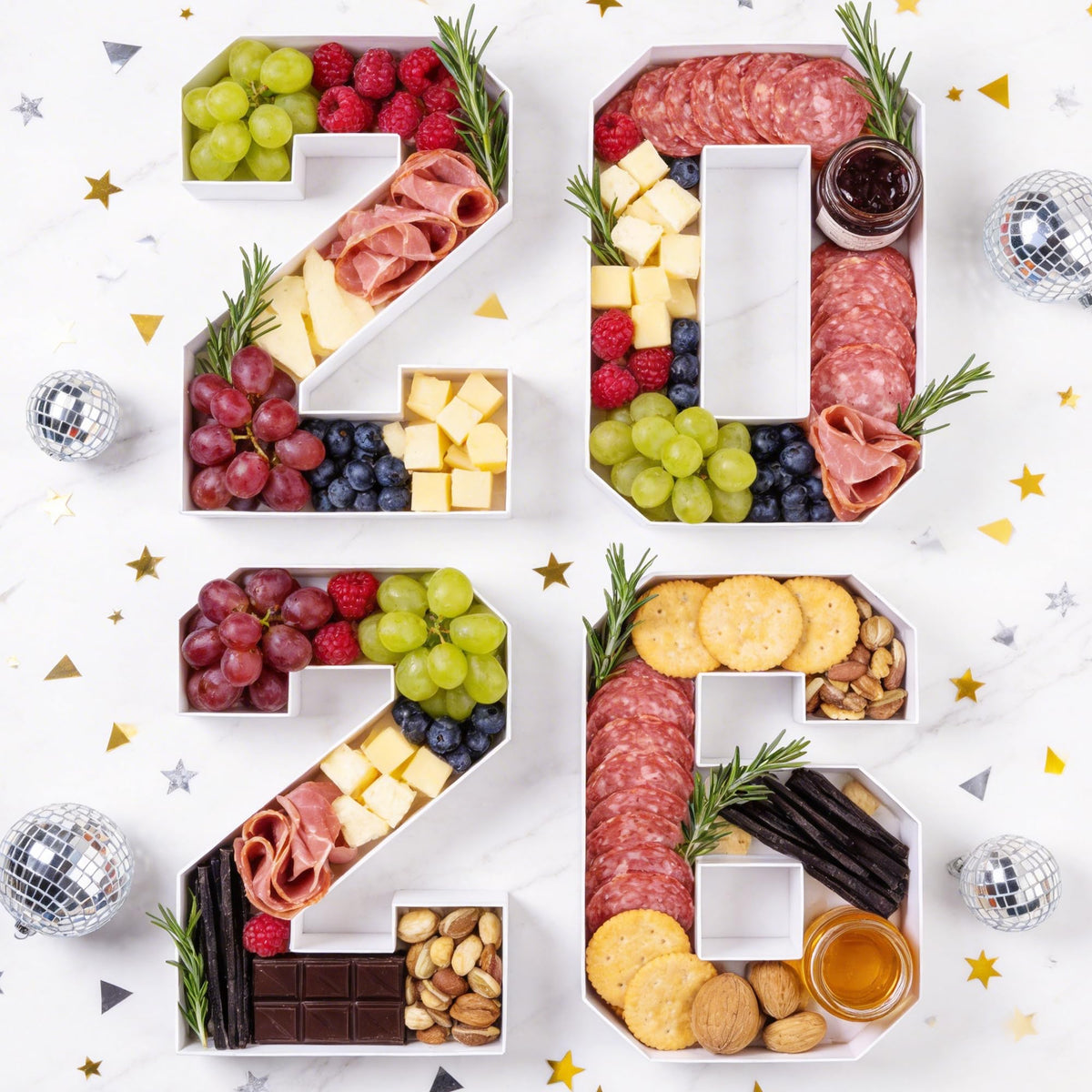 Leadinor 2026 graduation tray in white for elegant centerpieces