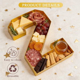 Leadinor oil-resistant cardboard tray ready for formal graduation grazing.