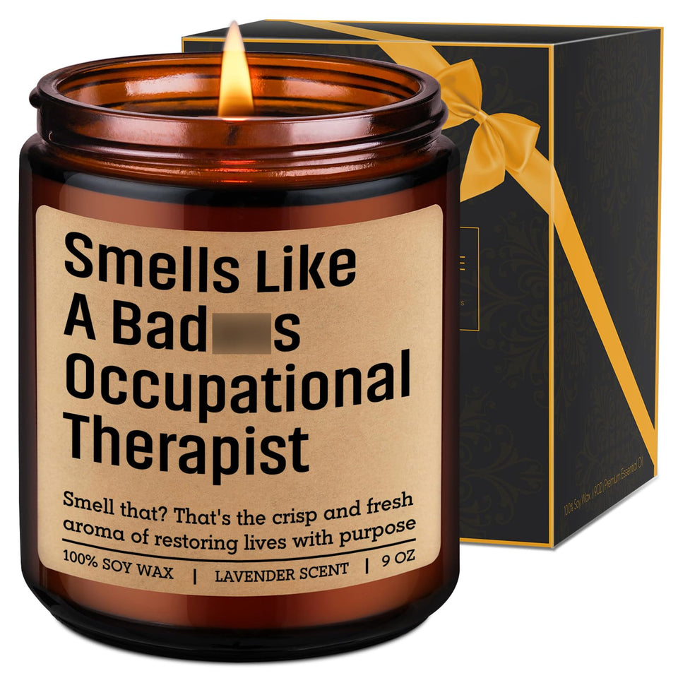 LEADO candle for occupational therapists, a thoughtful gift to recognize dedication