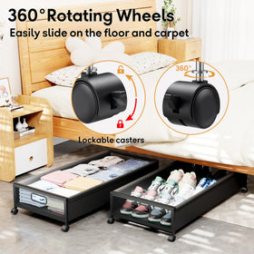 LeArex sturdy metal frame supports heavy items without deformation.