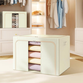 LeArex storage bin with reinforced frame ideal for under-bed use.