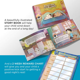 Learn & Climb Stay-in-Bed Clock quick start guide helps parents set up easily.